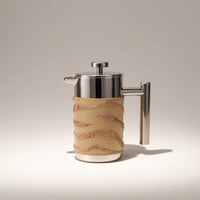 Coffee Plunger with Sleeve Shatterproof Stainless Steel Coffee Plunger for Campers, Office, Camping