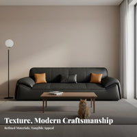 Straight 3-Person Couch Modern Design Sofa abrasion Resistant Living Room Furniture for Homeowners, Families, Small Spaces, Lounge Area, Movie evenings