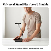 1/6 Scale Figure Stand Bendable Flexible Action Figure Stand Adjustable Model Support Base Detachable Model Support Base