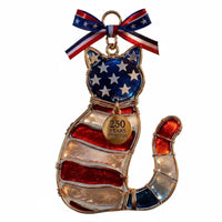 Lightweight Hummingbird Ornament Easy to Hang Patriotic Bird Ornament Sturdy Hanging Hummingbird Decoration Shiny