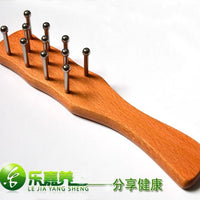 Solid Wood and 304 Stainless Steel Gua Sha Comb