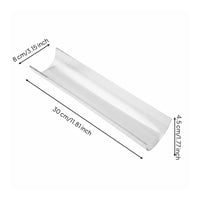 4 Pieces Cake Roll Slicing Ruler Clear Markings Swiss Roll Portioning Guide Multiple Sizes Toast Slicing Ruler for Home Cooks, Parties