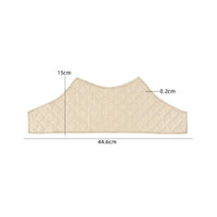 5 Pieces Cotton Lining Quilted Bra Sweat Pads Washable Underarm Sweat Pads Reusable Bra Liner Breathable