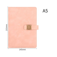 A5 Business Notebook 80 G Paper PU Cover Notebook Memo Book Stitching