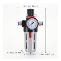 Air Filter Regulator with Gauge Accurate Compressed Air Filter Regulator Inline