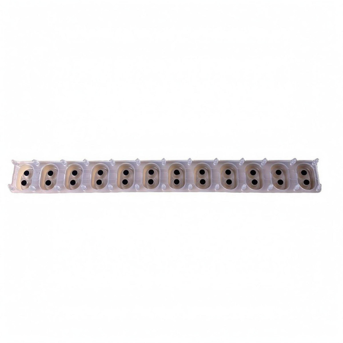 Molded Openings Conductive Rubber Strip Narrow Bar Conductive Keyboard Strip