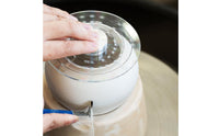 Pottery Divider with Guide Lines Translucent Ceramic Trimming Aid Transparent