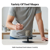 Stainless Steel Sculpting Tools Rust-Resistant Metal Clay Modeling Tool