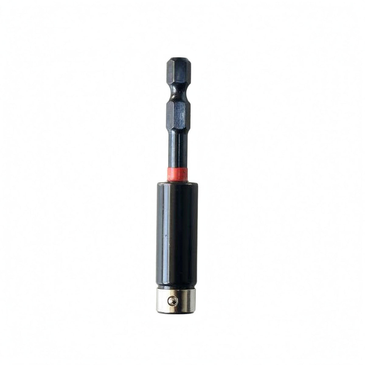 Universal Hex Shank Bit Holder Retaining Ball Rapid-Swap Adapter Metal End Hex Shank Adapter Black