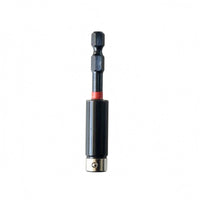 Universal Hex Shank Bit Holder Retaining Ball Rapid-Swap Adapter Metal End Hex Shank Adapter Black