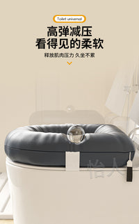 Toilet Seat Cushion Raised Pad Cover Thickened Leather Waterproof