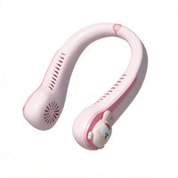 Hands-Unrestricted Neck Fan USB Rechargeable Wearable Fan Portable Lightweight for Travelers