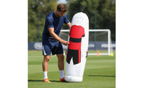 Soccer Training Mannequin with Pump Weighted Base Inflatable Defender Free Kick Wall Portable for Coaches, Target Practice