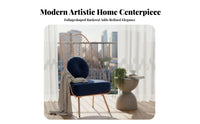Nordic design Upholstered rotating Armchair High supporting structurerest Lounge Chair Minimalist Aesthetic Home Seating Soft Upholstery for Young Adults, Homeowners, Students, Living Room, Balcony, Bedroom, perusing corner