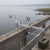 Raft Fishing Rod Bracket Portable Bridge Fishing Rod Holder Anti-Slip Design