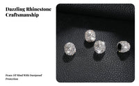 4 Pieces Crystal Rhinestone Valve Stem Covers Sparkling Rhinestones Rhinestone Valve Cap Dustproof Sparkle Car Tire Cap for Women, Cars, SUVs, Trucks
