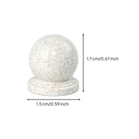 Versatile Scene Decor Miniature Stone Bollard DIY Project Material Model Traffic Barrier Long-Lasting ABS Plastic Sand Table Stone Pier for Hobbyists, Architectural Students, Dioramas