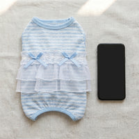 Cat Recovery Suit with Four-Legged Style, Cuttable Belly Wrap Suit for Kitten Recovery, Anti-Licking Fasteners for Common Spring Outdoor Use