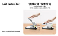 Two-Hole Puncher Metal Construction Two-Hole Paper Punch 50 Sheet Paper Puncher for Teacher, School, Classroom