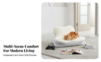 Great Gift Idea Ergonomic Phone Pillow Breathable Textile Multi-Functional Backrest Pillow Removable Washable Cover