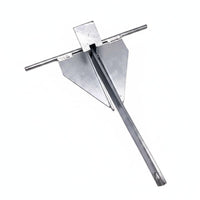 Sand and Mud Holding Danforth Anchor Anti-Snag Design Fluke Anchor for Boaters