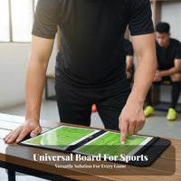 Includes Marker and Magnetic Pieces Attractive Coaching Board Easy to Clean Basketball Coaching Board Double-Sided for Game Day, Sideline