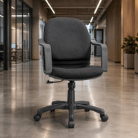 Ergonomic Office Chair Casters Office Chair Cushioned Seat Seating