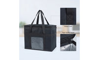 Insulated Lunch Bag Thermal Lunch Bag with Transparent Pocket Bags Soft-Sided Totes Zippered for Adults, Work, Picnic