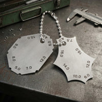 Fabrication Seam Gauge Portable Weld Inspection Gauge Weld Inspection Ruler Compact Metal for Welders, Quality Control