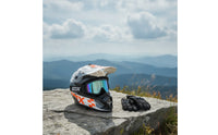 Motorcycle Helmet with Mask Aerodynamic Airflow Snug Fit for Outdoor Adventures