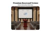 Modern Design Wooden Speech Stand Professional Look Floor Standing Podium Fine Workmanship Conference Presentation Desk Stable Design for Presenters, Event Hosts, Classrooms, Classroom, Lecture Halls, Auditoriums