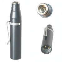 Compact Design TA4F to XLR Adapter Sturdy Metal Housing Mini 4-Pin to 3-Pin XLR Converter With Belt Clip Condenser Audio Pickup Power Unit for Videographers