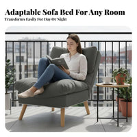 Foldable Design Adjustable spinerest Lounger Multi-Position Adjustable Floor Lounger Converts to Bed Reclining Chair Ergonomic Support for Adults, Students, video game enthusiasts, Bedroom, Balcony, Relaxing, Living Room