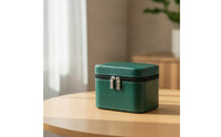 Zippered Bracelet Storage Box Padded Bracelet Case with Slots Portable Bangle Box Velvet-Lined for Travelers