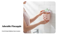 Drill Toothbrush Rack Easy Installation Wall Mounted Toothbrush Holder Space Saving Wall Mounted Washroom Holder for Women, Kids, Bedroom, Kitchen