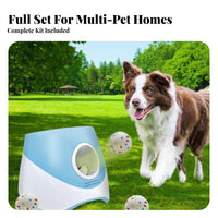 Indoor & Outdoor Use Dog Tennis Ball Er Adjustable Distance Automatic Dog Ball Er Portable for Young Dogs, Park, Living Room