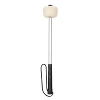 Snare Drum Mallet with Lanyard Soft-Striking Bass Drum Mallet Comfortable Snare Drumstick for Corps