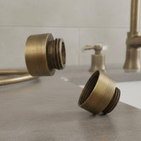 Antique Bronze Shower Hose Adapter Faucet Connector Heavy Duty Plumbing Hardware for Kitchen