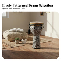 Beginner Friendly Handheld Percussion Screw-Tunable Andblet Drum Easy to Play Musical Instrument Portable Design for Beginners, Musicians, Music Enthusiasts, Home, Live Performance, Relaxation, Studio Recording