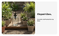 Glass Plant Mister Fine Spray 350ml Watering Mister Vintage Water Mister Decorative Gardening Supplies for Cacti Owners