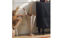 Iron Umbrella Stand Gilded Bronze Finish Trim Vintage Umbrella Holder Stable