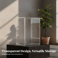 Transparent Surprise Box Organizer High Clarity Clear Acrylic Display Box Acrylic Storage Organizer Particles Proof for Desk
