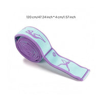 Numbered Stretch Band Roll-up Segmented Resistance Band Portable