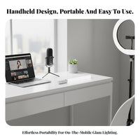 Chin Fill Glow Lightweight RGB Glow Stick Photography Lighting Dimmable Brightness Built-in Scene Effects