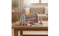 Toddler Dinosaur Pounding Bench Fine Motor Wooden Pounding Bench Hand-Eye Coordination Wooden Activity Box Hands-on for Toddlers, Preschoolers, Playroom, Nursery