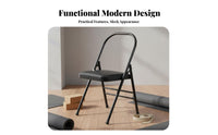 Sturdy Steel Frame Stretching Inversion Chair Load 330lbs Stretching Chair Non-Slip Feet Headstand Bench Multi-Functional for Beginners, Seniors, Home Gym