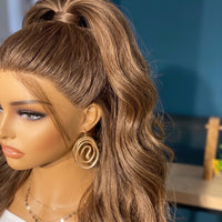 Female Mannequin Head with Shoulders Makeup Mannequin Head with Shoulders Skin-Tone Bust for Cosplayers, Hair Salons, Retail Stores