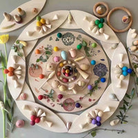 Creative Wooden Building Blocks DIY Toy for Kids Ages 4-6
