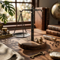 Lawyer Gift Desk Decor Retro Style Law Office Sculpture Decorative Miniature Balance of Just for Legal Professionals