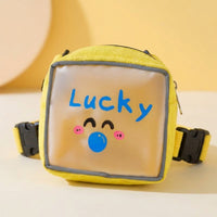 Pet Backpack Harness for Feline and Canine Use, Canvas Kitten Carrier with Reflective Strips for Outings and Pet Walking